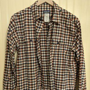 Patagonia Men's Buckshot Long Sleeve Flannel Shirt Size M